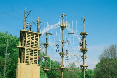 State of the Art High Ropes Course | Great Miami Valley - Camp Campbell