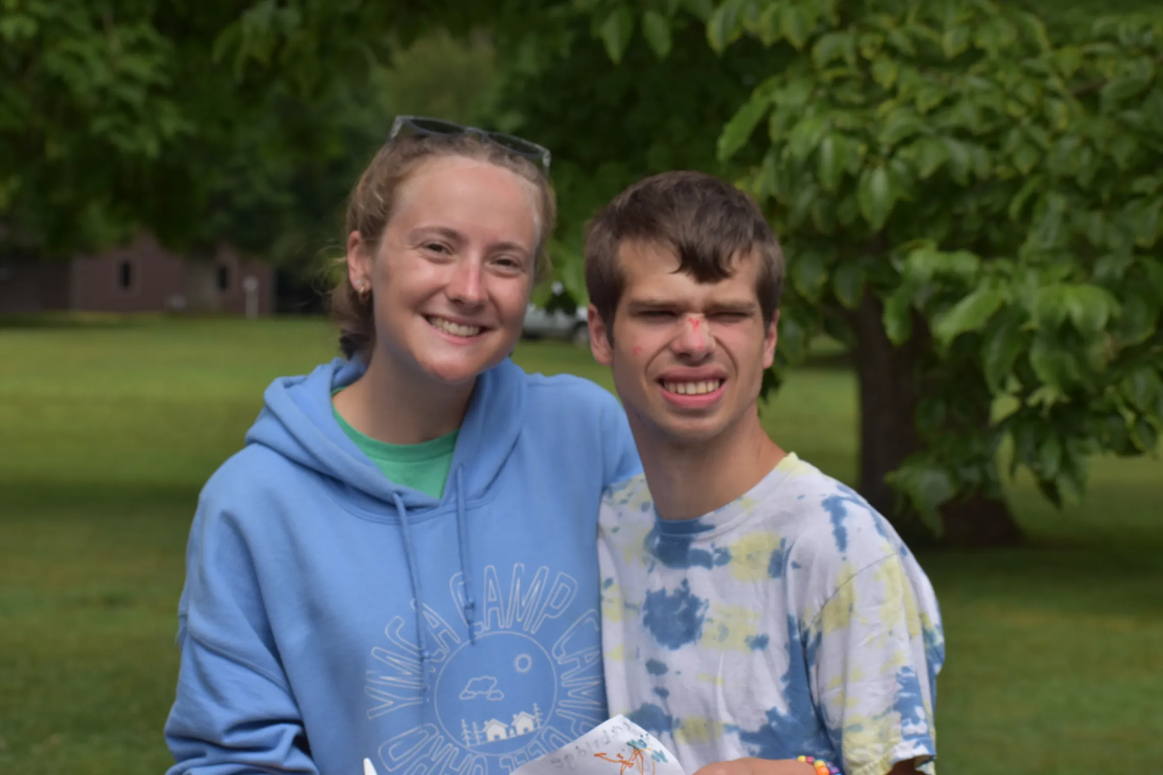 camper and counselor
