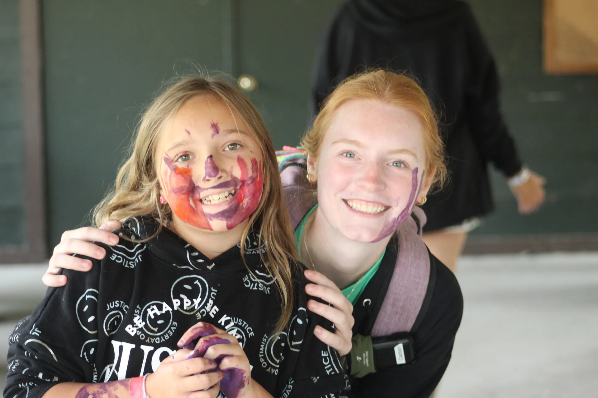 camper and counselor