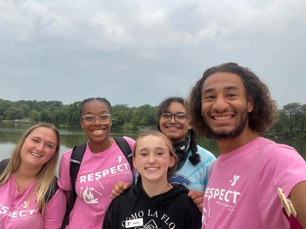 campers with counselors